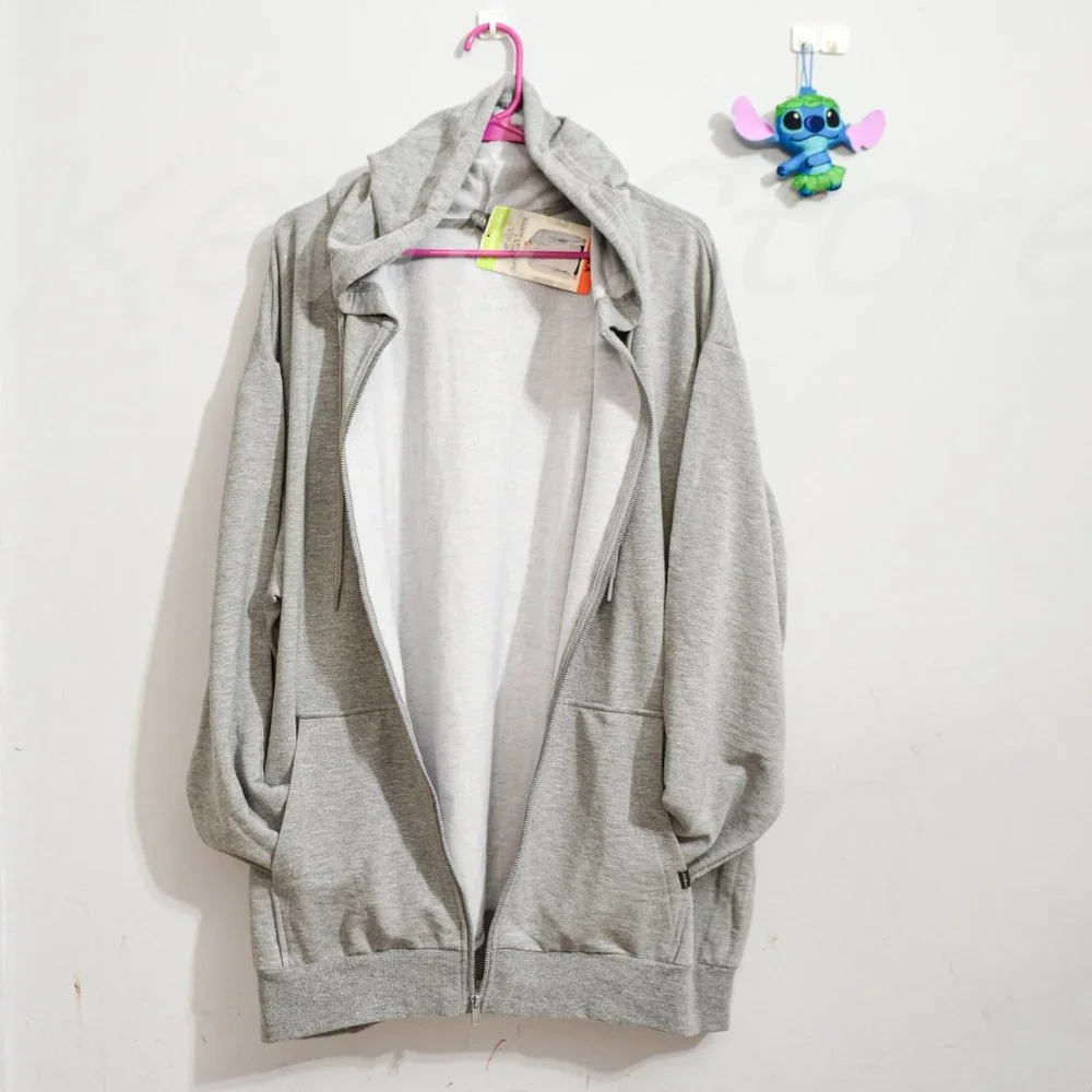 Eddie Bauer men full-zip supersoft hoodie Gray - Picture 5 of 7